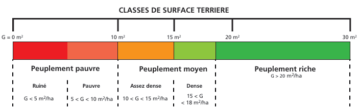 Types de peuplements de chênes
