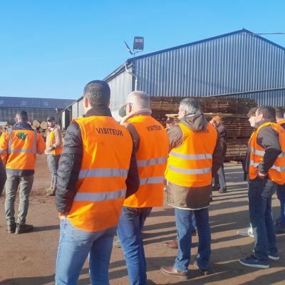 Visite de SRC - Scieries Réunies du Chalonnais à Givry