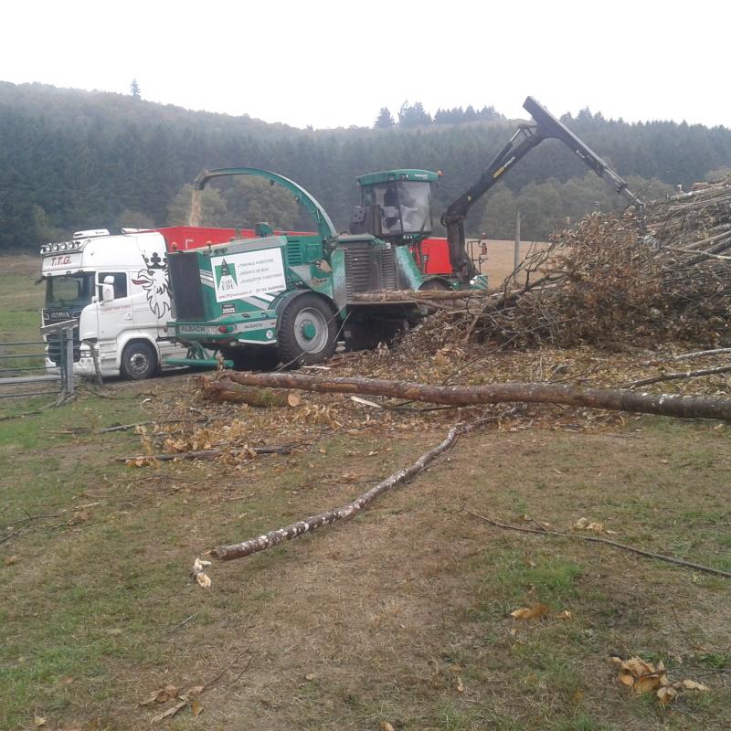 Broyage de bois énergie