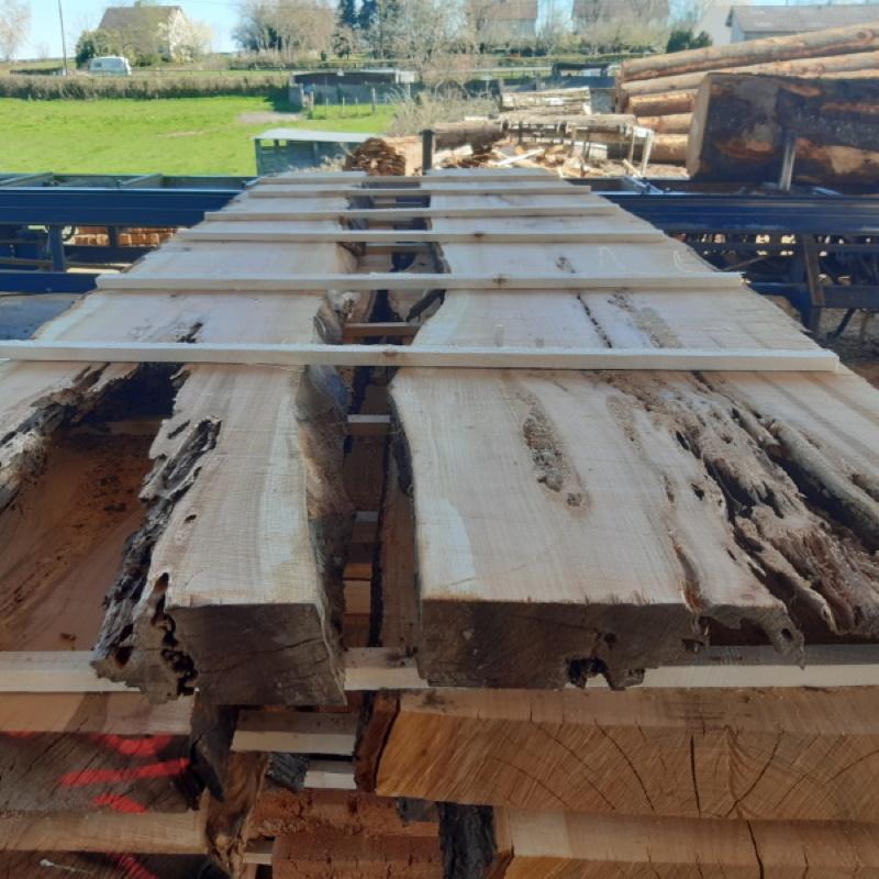 Plateaux table merisier rivertable live edge