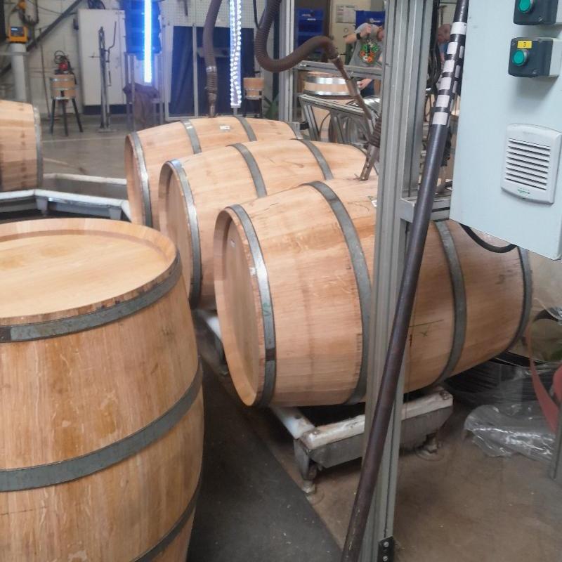 Contrôle des tonneaux avant cerclage définitif