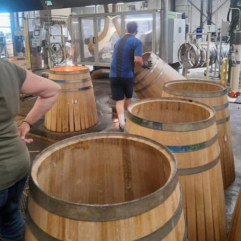 Chauffe des tonneaux Tarransaud