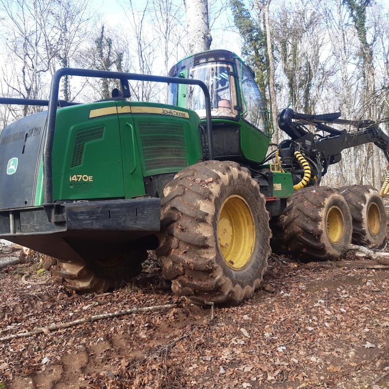 Abatteuse John Deere 1470E