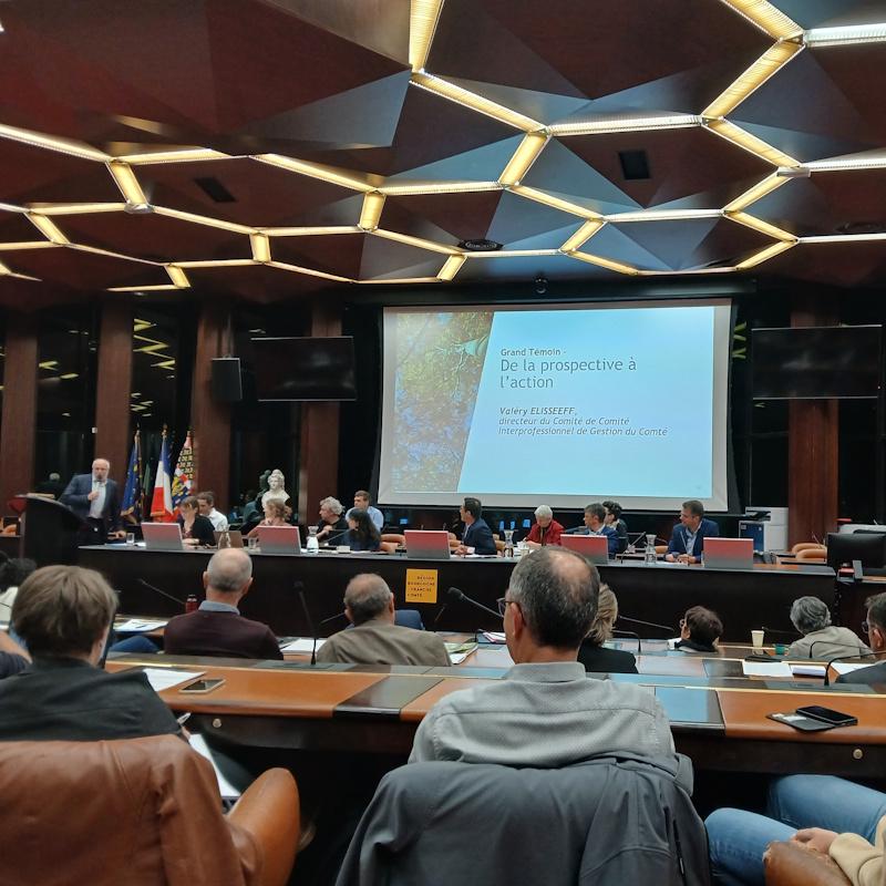 Témoignage d'une étude prospective sur le Comté