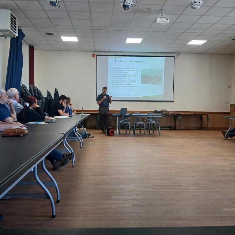 L'exposé du CNPF sur les trames de vieux bois